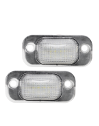 FANALE TARGA DESTROSINISTRO LED SET 2PZ SEAT TOLEDO 1L2 19911995, SEAT TOLEDO 1L2 19951999, VOLKSWAGEN GOLF II 19E1G1 19841988,