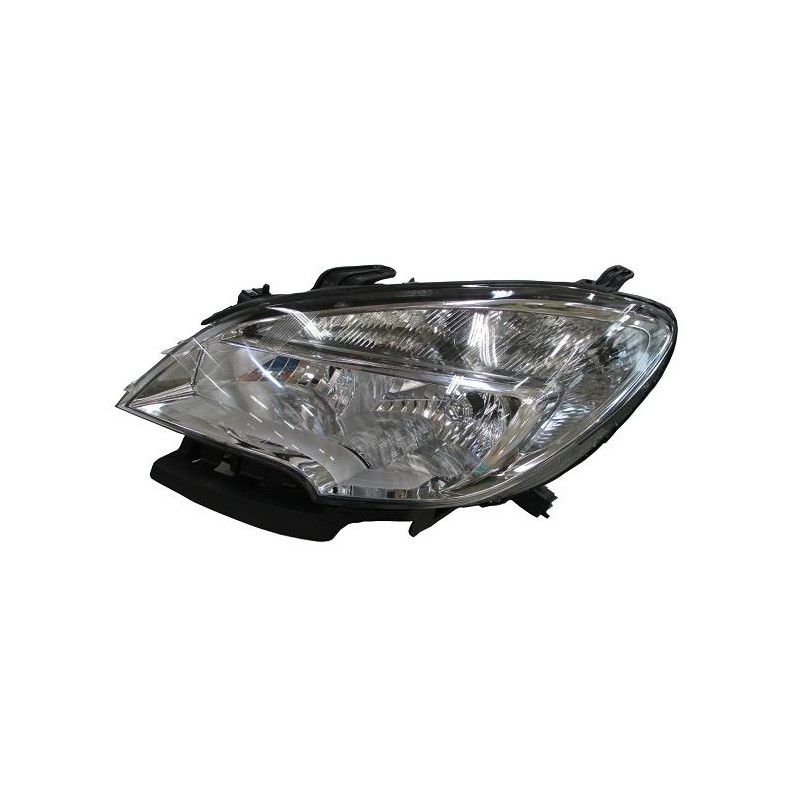 PROIETTORE DESTRO H7 CON PARABOLA CROMATA CON MOTORE OPEL MOKKA J13 20132016
