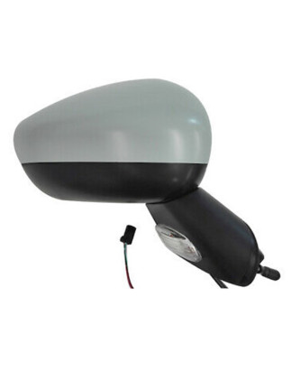 RETROVISORE ELETTRICO DESTRO 11 PIN BASE NERA CON PRIMER TERMICO VETRO CONVESSO RICHIUDIBILE ELETTRICAMENTE CON FANALINO INTEGR