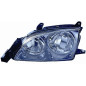 PROIETTORE DESTRO H7,H7 CON PREDISPOSIZIONE REGOLAZIONE ELETTRICA TOYOTA AVENSIS T22 19972003VERS 2000