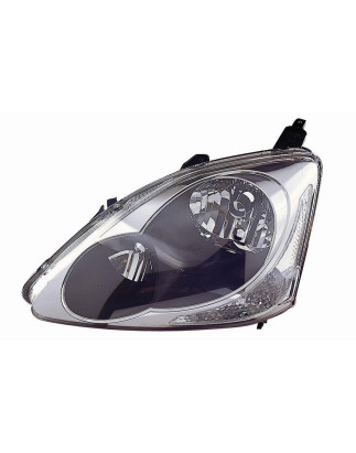 PROIETTORE DESTRO 4 PORTE H1 CON PARABOLA NERA HONDA CIVIC HB-LB EUEPEV 20012004, HONDA CIVIC HB-LB EUEPEV 20042005, HONDA CIVI