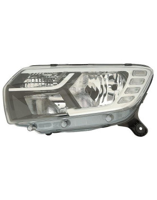 PROIETTORE SINISTRO CON LUCE DIURNA LED CON PREDISPOSIZIONE REGOLAZIONE ELETTRICA DACIA LOGAN-MCV II 20162021, DACIA SANDERO II