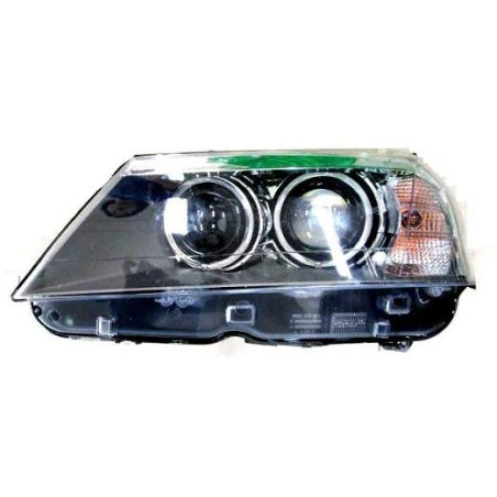 PROIETTORE SINISTRO XENON CON PARABOLA NERA CON MOTORE CON LUCE DIURNA LED BMW X3 F25 20112014, BMW X3 F25 20142017