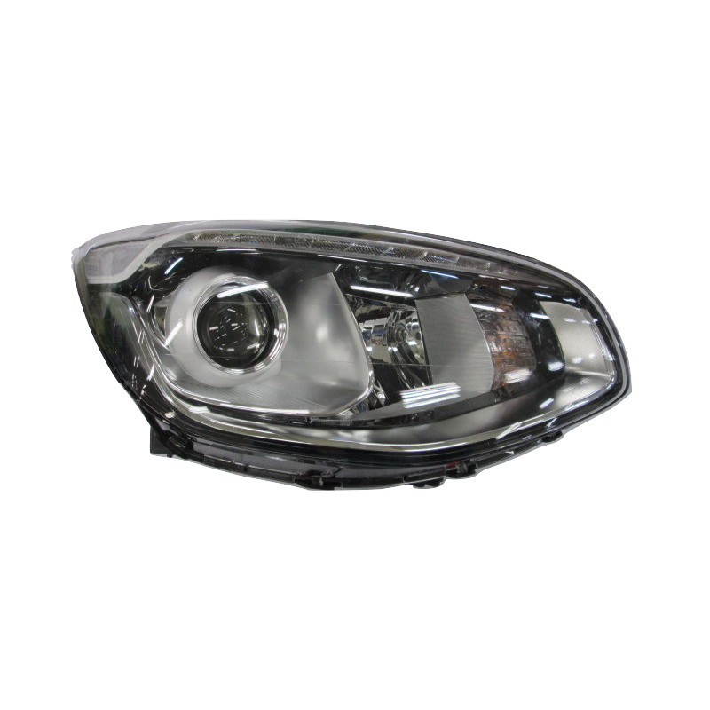 PROIETTORE SINISTRO LED CON PARABOLA CROMATA CON LUCE DIURNA LED CON PREDISPOSIZIONE REGOLAZIONE ELETTRICA KIA SOUL PS 20132016