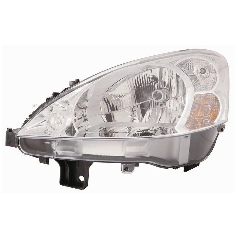 PROIETTORE DESTRO H4 CON MOTORE PEUGEOT PARTNER 5G 20082015VERS 2012