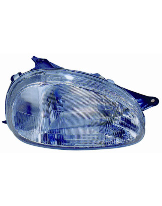 PROIETTORE SINISTRO H4 CON PREDISPOSIZIONE REGOLAZIONE ELETTRICA OPEL COMBO TF0TF1 19932000, OPEL CORSA B S93 19931995, OPEL CO