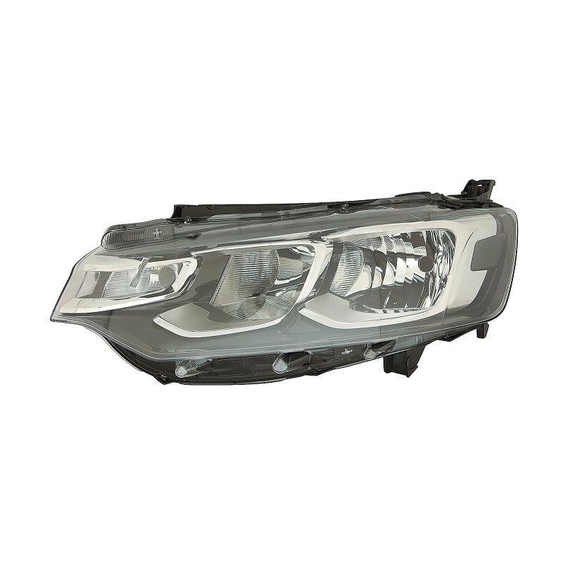 PROIETTORE DESTRO H7,H1 CON PARABOLA NERA CON PREDISPOSIZIONE REGOLAZIONE ELETTRICA CITROEN C-ELYSEE DD 20132016VERS 2017 , CIT