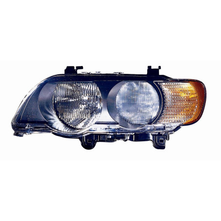 PROIETTORE DESTRO H7 CON FANALE BIANCO BMW X5 E53 20002007VERS 2004 , BMW X5 E53 05-2 1981VERS 012000