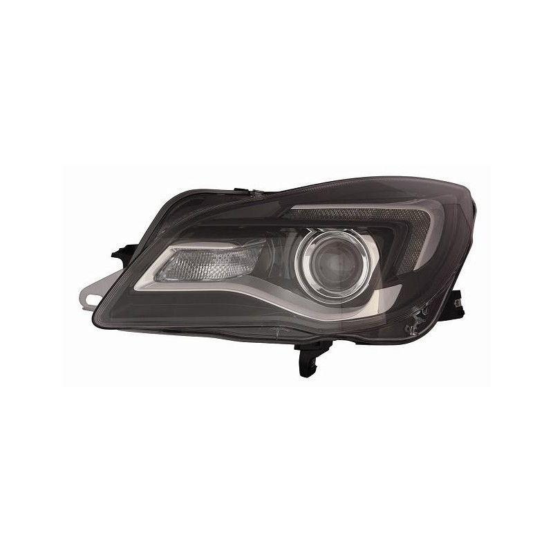 PROIETTORE DESTRO CON PARABOLA NERA CON MOTORE CON LUCE DIURNA LED OPEL INSIGNIA G09 20132017