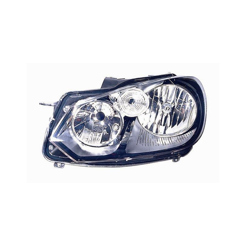 PROIETTORE DESTRO H7,H15 MODELLO HELLA CON PARABOLA NERA CON MOTORE VOLKSWAGEN GOLF VI 5K1 20082013, VOLKSWAGEN GOLF VI VARIANT