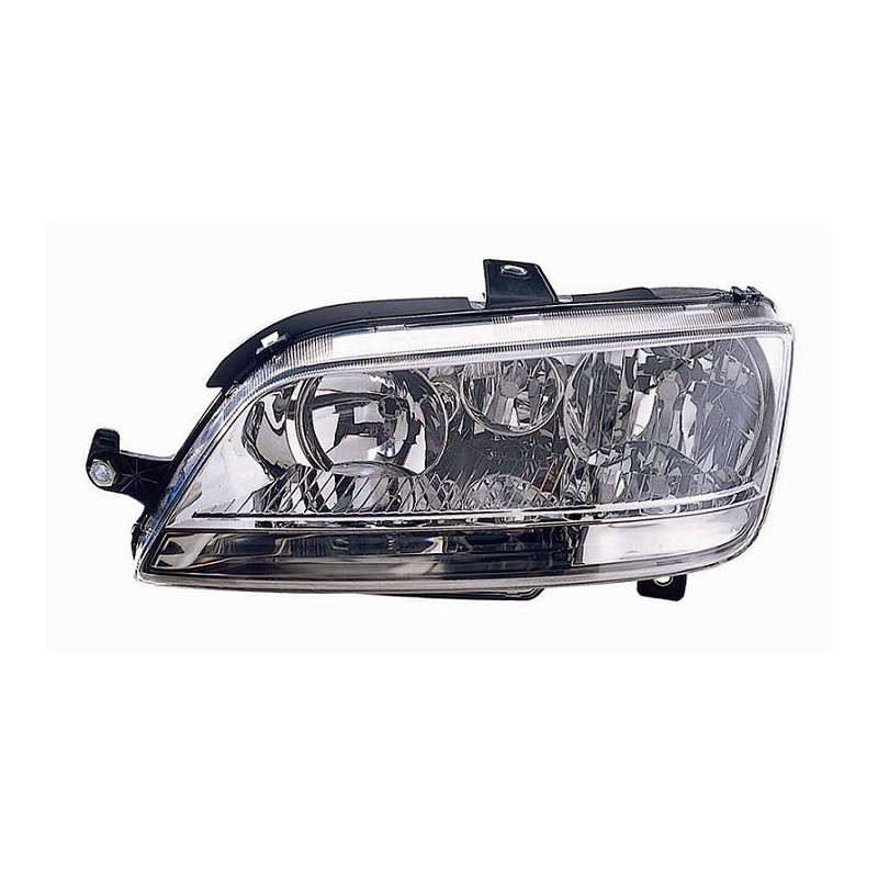 PROIETTORE DESTRO H7,H1 SENZA FENDINEBBIA CON FANALE BIANCO CON PREDISPOSIZIONE REGOLAZIONE ELETTRICA FIAT IDEA 350 20042010VER