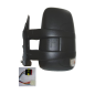 RETROVISORE MANUALE SINISTRO BRACCIO CORTO TERMICO VETRO CONVESSO CON FANALINO INTEGRATO CON CONNETTORE GRANDE IVECO DAILY 2007
