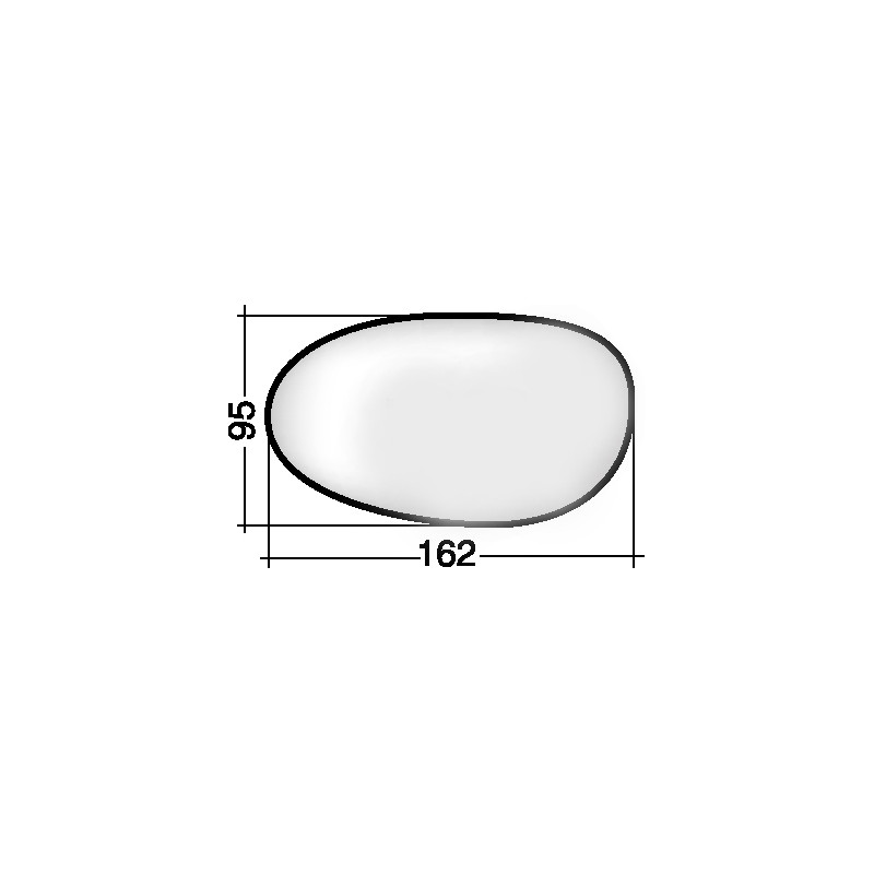 VETRO CON PIASTRA DESTRO CONVESSO SMART FORTWO 450 19982007, SMART FORTWO ROADSTER 452 20032007