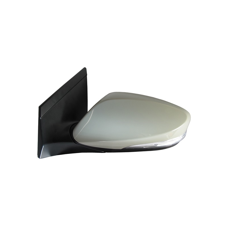 RETROVISORE ELETTRICO SINISTRO 10 PIN CON PRIMER TERMICO VETRO CONVESSO RICHIUDIBILE ELETTRICAMENTE CON FANALINO INTEGRATO LED 