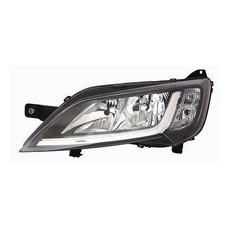 PROIETTORE SINISTRO 2H7 CON PARABOLA CROMATA CON MOTORE CITROEN e JUMPER III 20202023, CITROEN JUMPER III 2014, FIAT DUCATO III