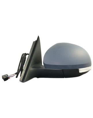 RETROVISORE ELETTRICO SINISTRO 7 PIN CON PRIMER TERMICO VETRO CONVESSO CON FANALINO INTEGRATO SKODA YETI 5L 20092013, SKODA YET