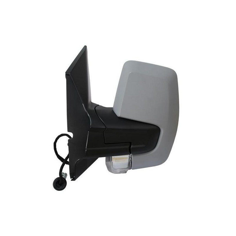 RETROVISORE ELETTRICO DESTRO 8 PIN CON PRIMER TERMICO VETRO CONVESSO RICHIUDIBILE ELETTRICAMENTE CON FANALINO INTEGRATO FORD TR