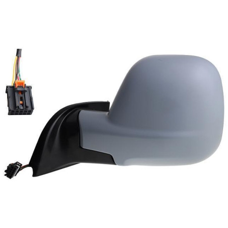 RETROVISORE ELETTRICO DESTRO 5+2 PIN CON PRIMER TERMICO VETRO CONVESSO CON SONDA CITROEN BERLINGO EREC 20192024, CITROEN BERLIN