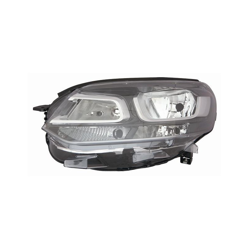 PROIETTORE DESTRO H1,H7,W5W,W21W,PY21W CON PARABOLA NERA CON MOTORE CITROEN JUMPYSPACE TOURER V 2016, FIAT SCUDO 20222025, OPEL