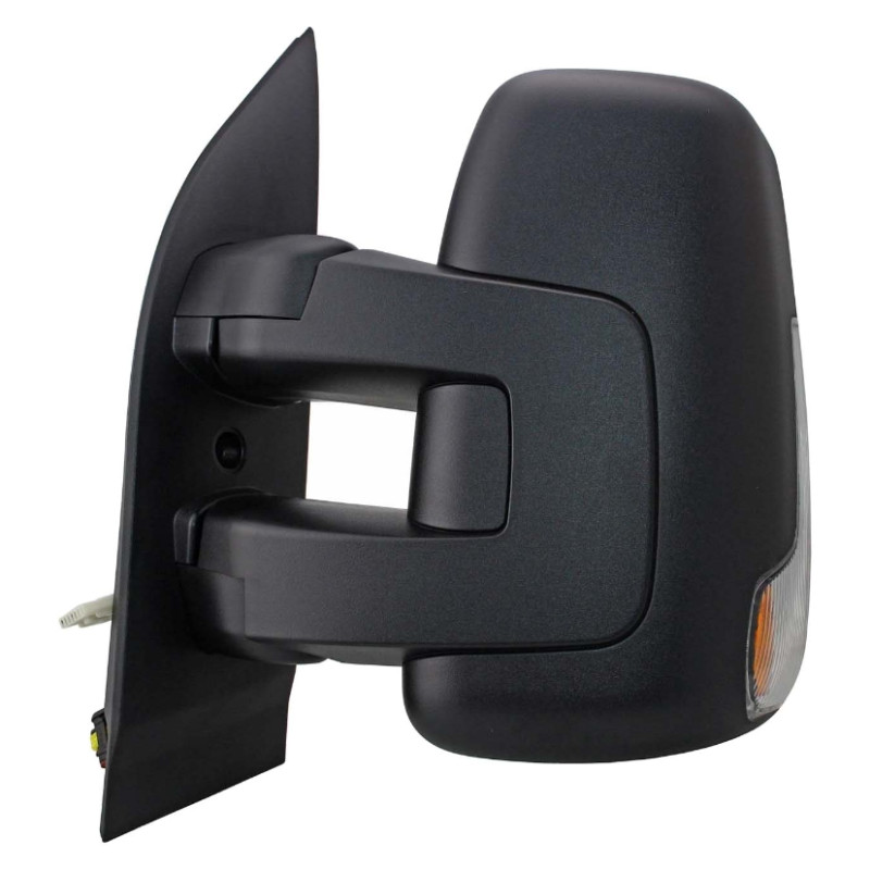 RETROVISORE ELETTRICO SINISTRO BRACCIO CORTO 9 PIN TERMICO VETRO CONVESSO CON FANALINO INTEGRATO BIANCO CON SONDA IVECO DAILY 2