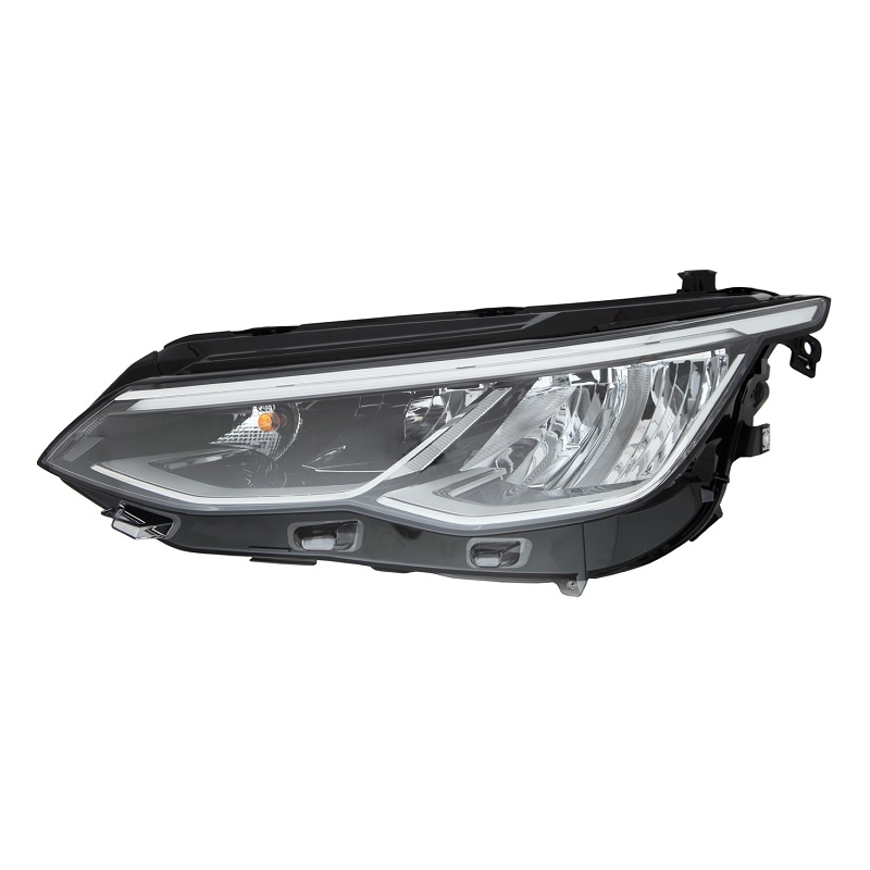 PROIETTORE SINISTRO LED,PWY24W CON PARABOLA NERA CON MOTORE VOLKSWAGEN GOLF VIII CD1DA1 20192024, VOLKSWAGEN GOLF VIII VARIANT 