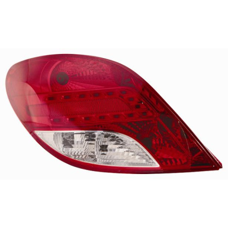 FANALE POSTERIORE SINISTRO SENZA PORTALAMPADA LED BIANCOROSSO PEUGEOT 207 WDWAWC 20062014VERS 2010