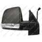 RETROVISORE ELETTRICO DESTRO NERO 8 PIN TERMICO VETRO CONVESSO CON FANALINO INTEGRATO CON SONDA FIAT DOBLO 263 20092015VERS COM