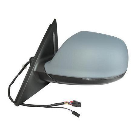 RETROVISORE ELETTRICO DESTRO 17 PIN CON PRIMER TERMICO VETRO CONVESSO RICHIUDIBILE ELETTRICAMENTE CON FANALINO INTEGRATO CON LU