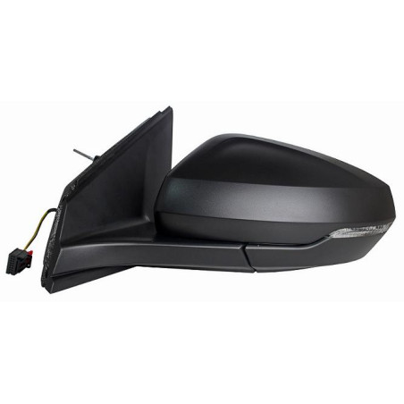 RETROVISORE MECCANICO DESTRO NERO 2 PIN CON PRIMER VETRO CONVESSO CON FANALINO INTEGRATO AUDI A1 GBAGBH 2018, VOLKSWAGEN POLO A