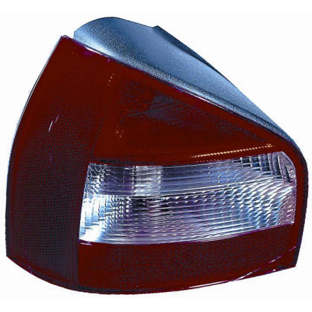 FANALE POSTERIORE SINISTRO SENZA PORTALAMPADA BIANCOROSSO AUDI A3 8L1 19962003VERS 2000