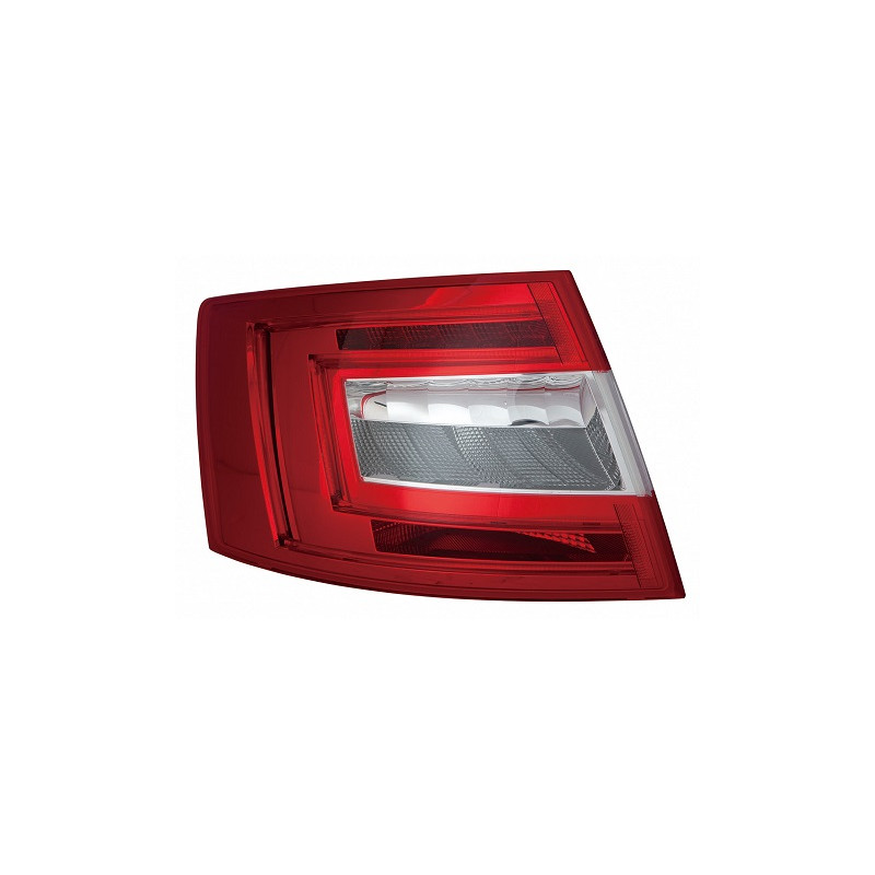 FANALE POSTERIORE SINISTRO SENZA PORTALAMPADA 4 PORTE PY21W,P21W BIANCO - ROSSO LED SKODA OCTAVIA 6 5E3NL3NR35E55E6 20132017
