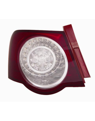 FANALE POSTERIORE DESTRO CON PORTALAMPADA 4 PORTE LED ESTERNO CORPO NERO VOLKSWAGEN PASSAT 3C23C5 20052011VERS 4P