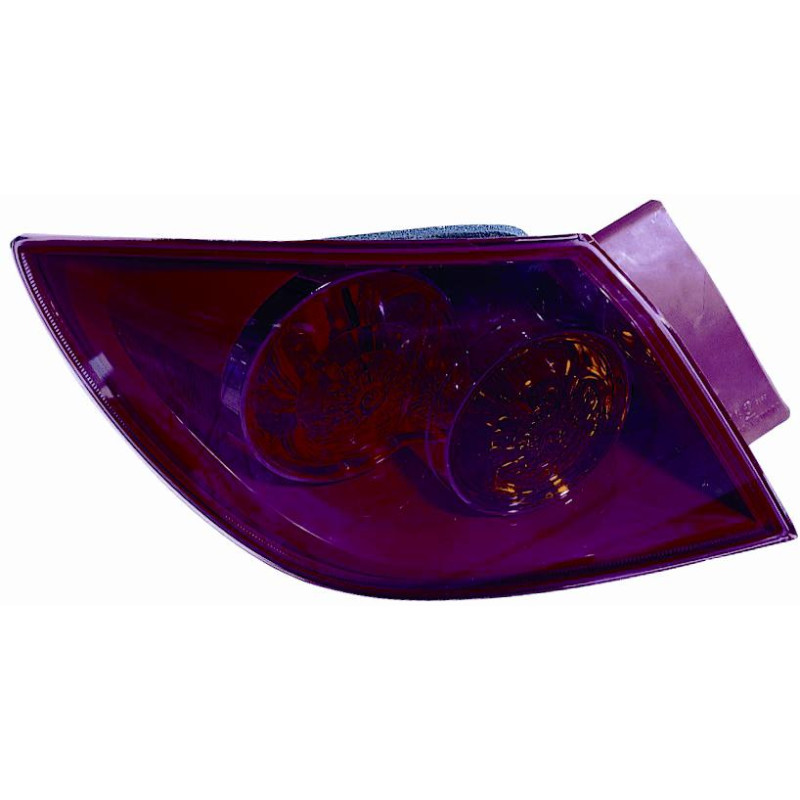 FANALE POSTERIORE DESTRO SENZA PORTALAMPADA 5 PORTE ROSSO ESTERNO MAZDA 3 SDN-HB BK 20042008VERS 2006