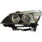 PROIETTORE SINISTRO 4 PORTE LED XENON CON PARABOLA NERA CON MOTORE BMW SERIES 5 E60E61 20032010VERS 20052007