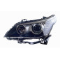 PROIETTORE SINISTRO LED 2H7 CON PARABOLA NERA CON MOTORE BMW SERIES 5 E60E61 20032010VERS 2007