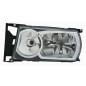 PROIETTORE SINISTRO LED XENON,H7,D1R REGOLAZIONE MANUALE CON PARABOLA CROMATA SCANIA SERIE G - P- R 2014