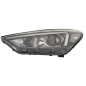 PROIETTORE SINISTRO LED H7,HB3 CON PARABOLA NERA CON MOTORE CON LUCE DIURNA LED HYUNDAI TUCSON II TLTLE 20182020
