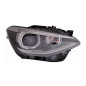 PROIETTORE DESTRO 5 PORTE LED XENON CON PARABOLA NERA CON MOTORE CON LUCE DIURNA LED BMW SERIES 1 35D F21F20 20112015