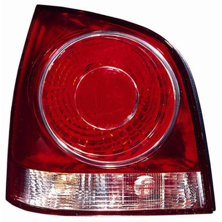 FANALE POSTERIORE DESTRO SENZA PORTALAMPADA FONDO ROSSO VOLKSWAGEN CROSS POLO 9N3 20052009, VOLKSWAGEN POLO 9N3 20052009