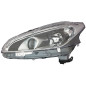 PROIETTORE SINISTRO LED H7,H7,PY21WSV CON PARABOLA NERA CON LUCE DIURNA LED CON PREDISPOSIZIONE REGOLAZIONE ELETTRICA PEUGEOT 2