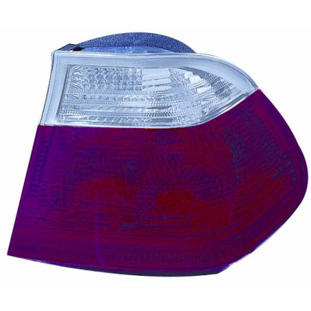 FANALE POSTERIORE SINISTRO SENZA PORTALAMPADA BIANCOROSSO BMW SERIES 3 SDN E46 20022005, BMW SERIES 3 SDN E46 1999200  CITROEN 
