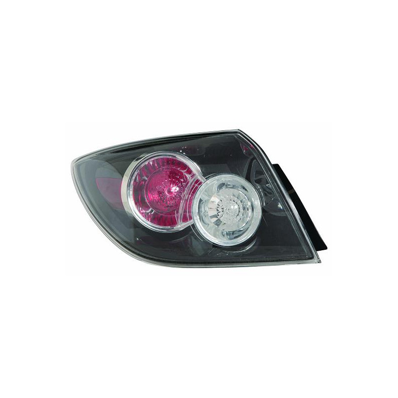 FANALE POSTERIORE DESTRO CON PORTALAMPADA 5 PORTE NERO ESTERNO MAZDA 3 SDN-HB BK 20042008VERS 2006
