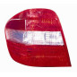 FANALE POSTERIORE SINISTRO SENZA PORTALAMPADA BIANCOROSSO BASE GRIGIA MERCEDES-BENZ ATEGO C236A236 1997, MERCEDES-BENZ ML W164 