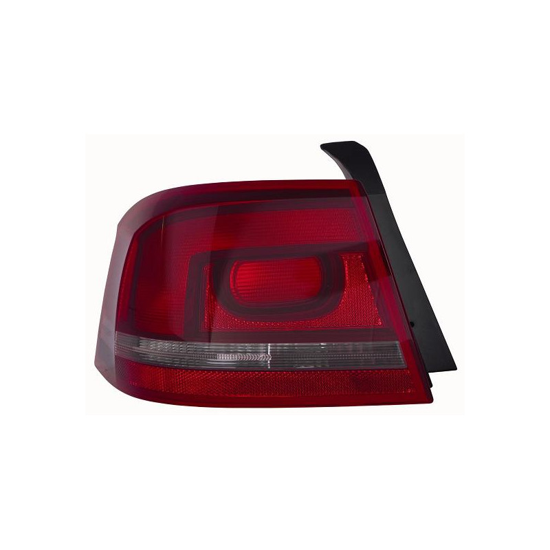 FANALE POSTERIORE DESTRO SENZA PORTALAMPADA ROSSO SCURO VOLKSWAGEN PASSAT 362365 20112015VERS BERLINA