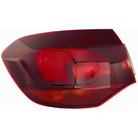 FANALE POSTERIORE SINISTRO SENZA PORTALAMPADA 5 PORTE ROSSO SCURO ESTERNO OPEL ASTRA J 3DGTC P10 2011VERS SW , OPEL ASTRA J 5DS