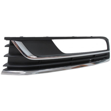 GRIGLIA PARAURTI ANTERIORE SINISTRA CON FENDINEBBIA CON PROFILI CROMATI VOLKSWAGEN PASSAT 362365 20112015