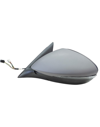 RETROVISORE ELETTRICO DESTRO 8+10 PIN CON PRIMER TERMICO VETRO CONVESSO RICHIUDIBILE ELETTRICAMENTE CON FANALINO INTEGRATO CON 