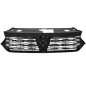 GRIGLIA PARAURTI ANTERIORE NERA CON MODANATURA CROMATA CON LISTELLI CROMATI DACIA LOGAN III 3K 2021          , DACIA SANDERO II