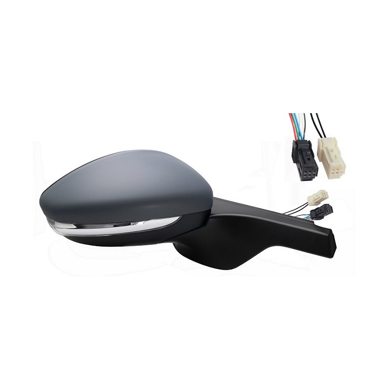 RETROVISORE ELETTRICO SINISTRO 6 PIN VERSIONE 022018 CON PRIMER TERMICO VETRO CONVESSO CON FANALINO INTEGRATO CITROEN C3 SX 201