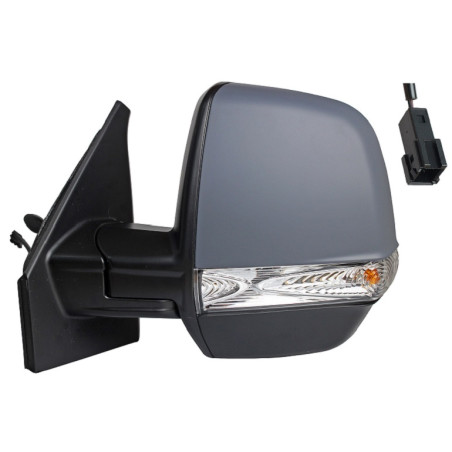 RETROVISORE MECCANICO SINISTRO 2 PIN MODCARGO CON PRIMER VETRO CONVESSO CON FANALINO INTEGRATO FIAT DOBLO 263 20092015, FIAT DO